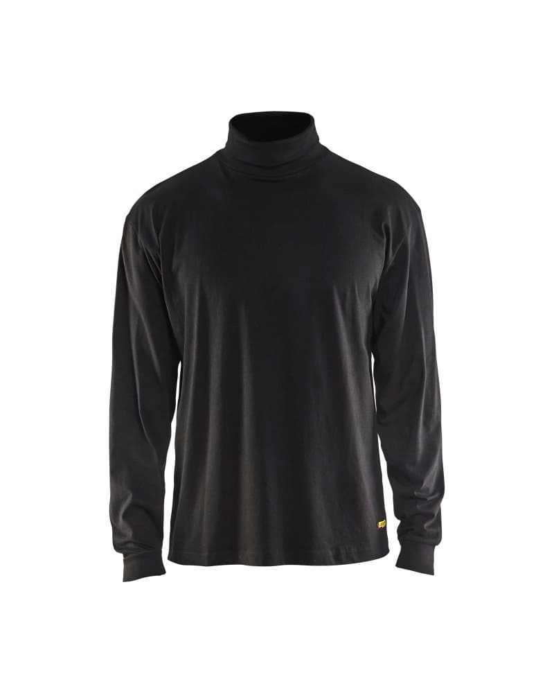 Blåkläder T-Shirt lange mouwen met rolkraag - Zwart (9900)