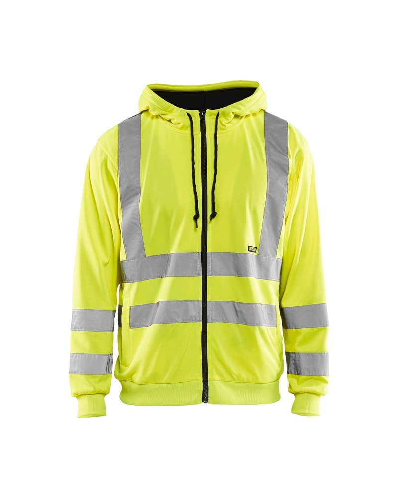 Blåkläder Hooded Sweatshirt met rits High Vis - High Vis Geel (3300)
