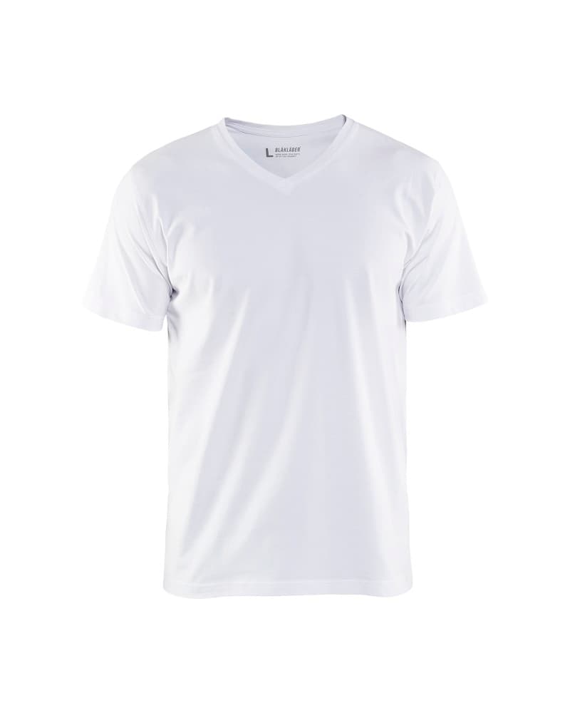 Blåkläder T-Shirt V-hals - Wit (1000)
