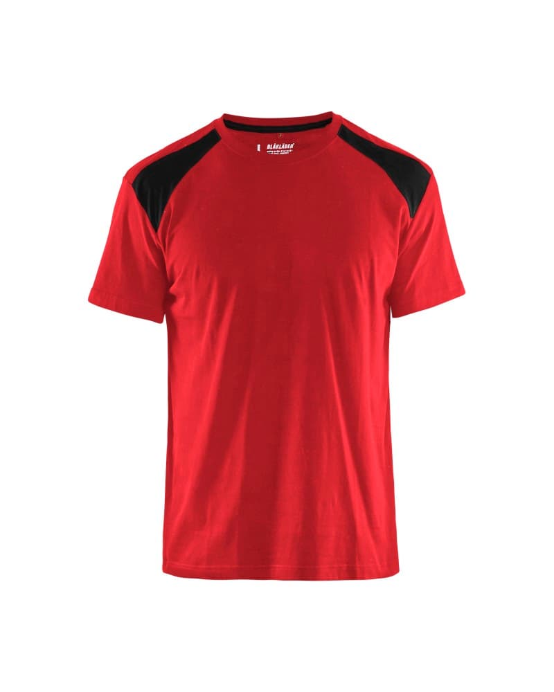 Blåkläder T-shirt - Rood/Zwart (5699)