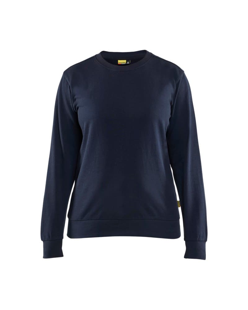 Blåkläder Dames Sweatshirt katoen - Donker marineblauw (8600)