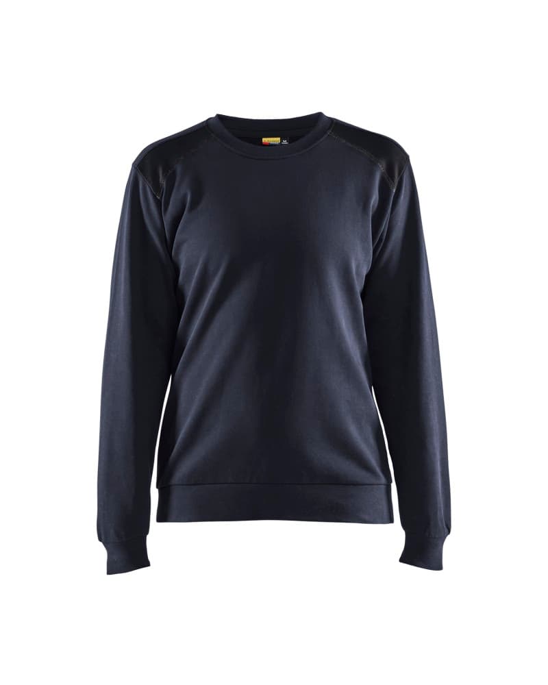 Blåkläder Dames Sweatshirt bi-colour - Donker marineblauw/Zwart (8699)