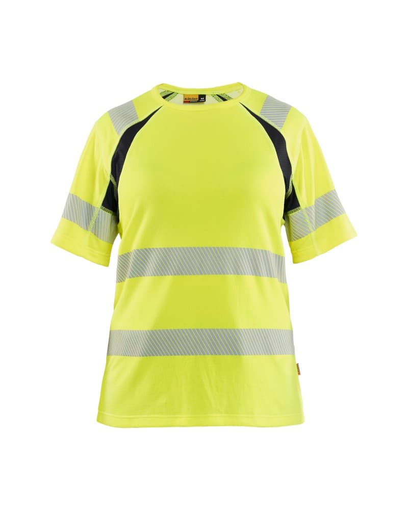 Blåkläder Dames T-shirt High Vis - High Vis Geel/Zwart (3399)