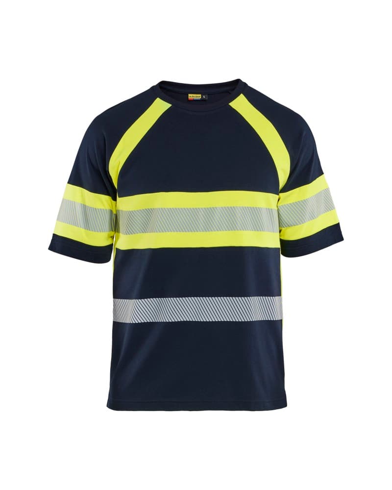 Blåkläder Multinorm UV-T-shirt - Marine/High Vis Geel (8933)