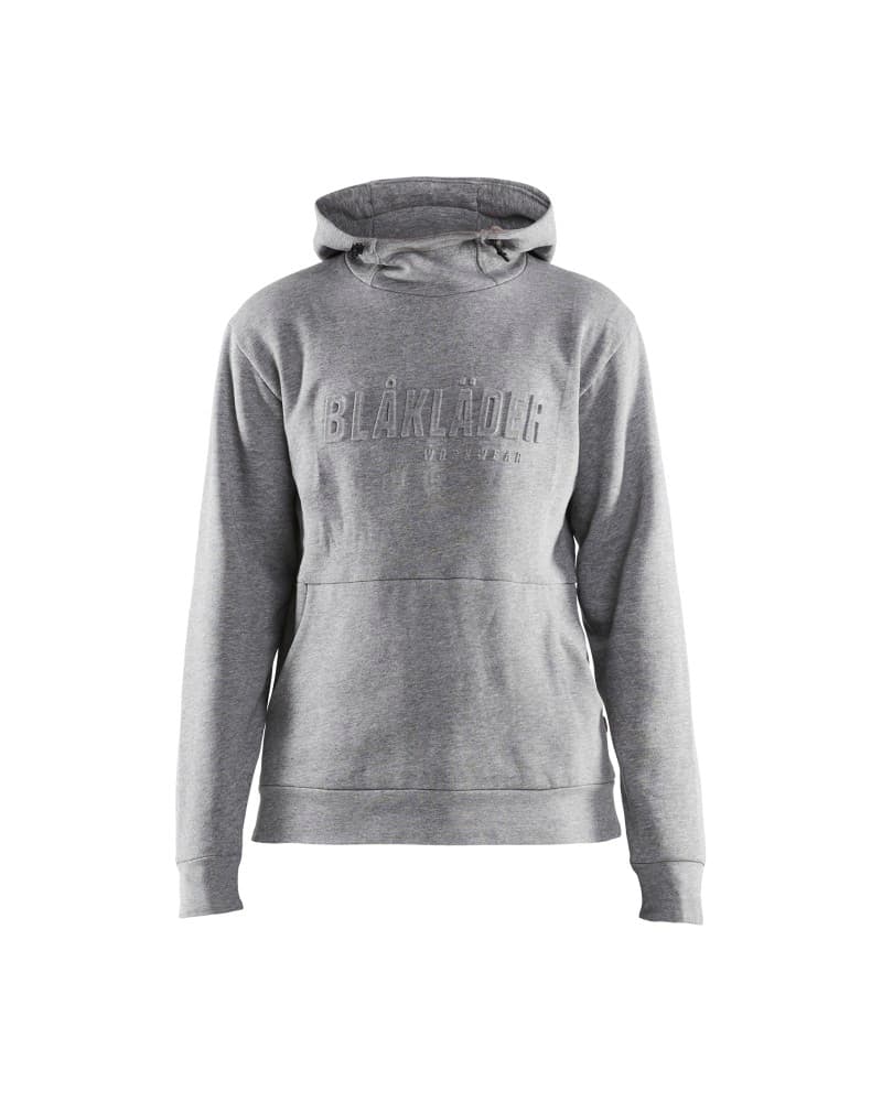 Blåkläder Dames hoodie 3D - Grijs mêlee (9000)
