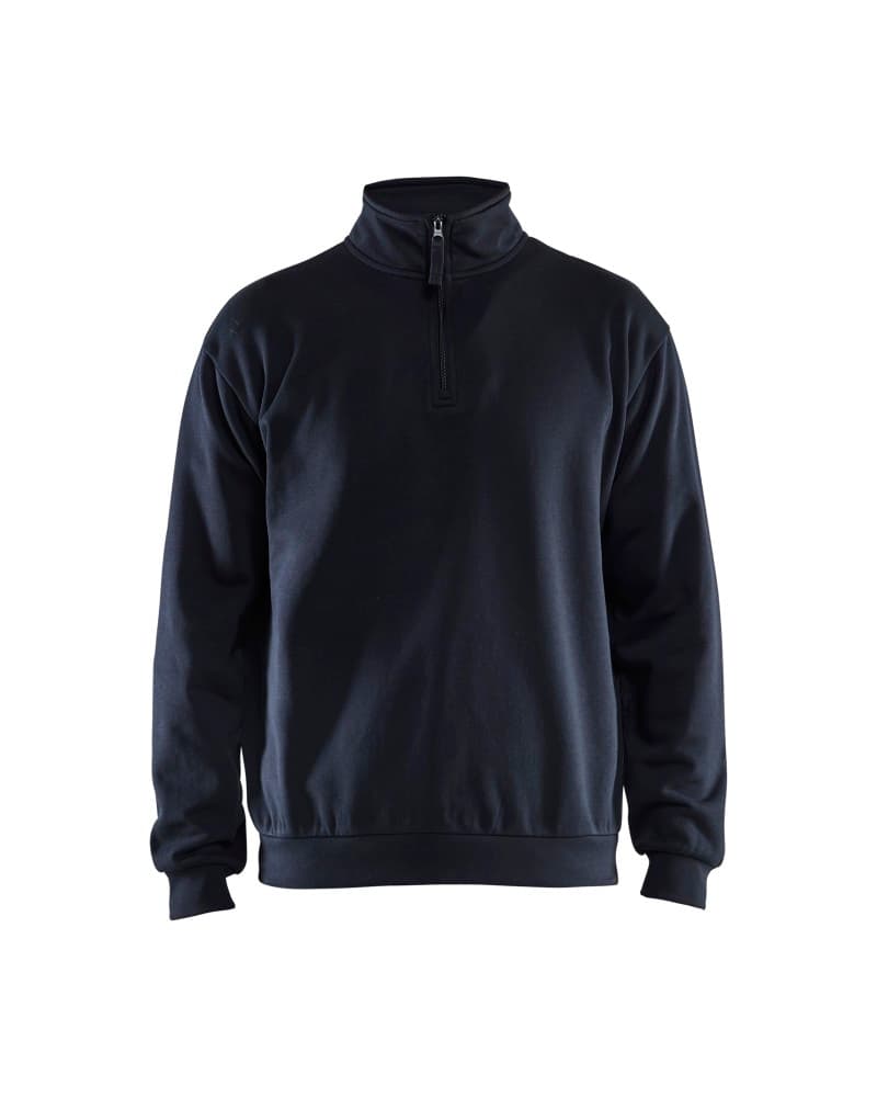 Blåkläder Sweatshirt met halve rits - Donker marineblauw (8600)