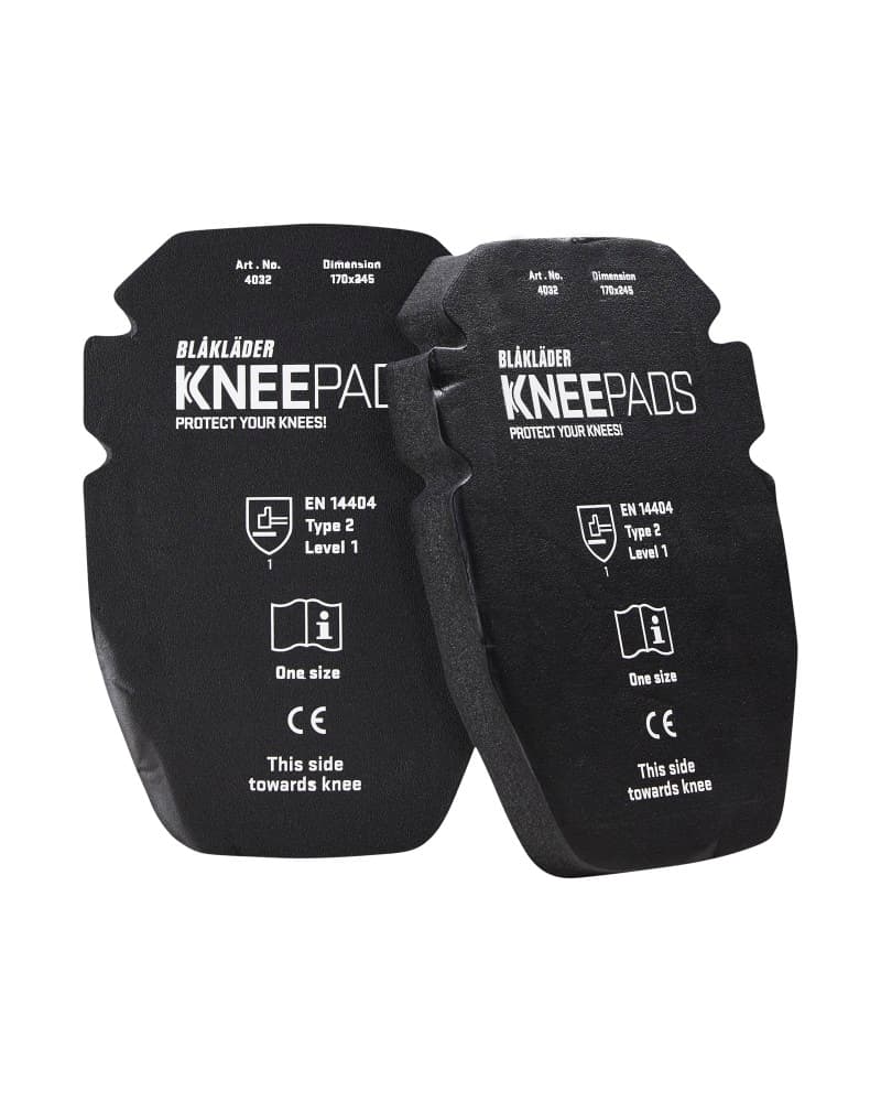 Blåkläder Kniestukken gel 25 mm - Zwart (9900)