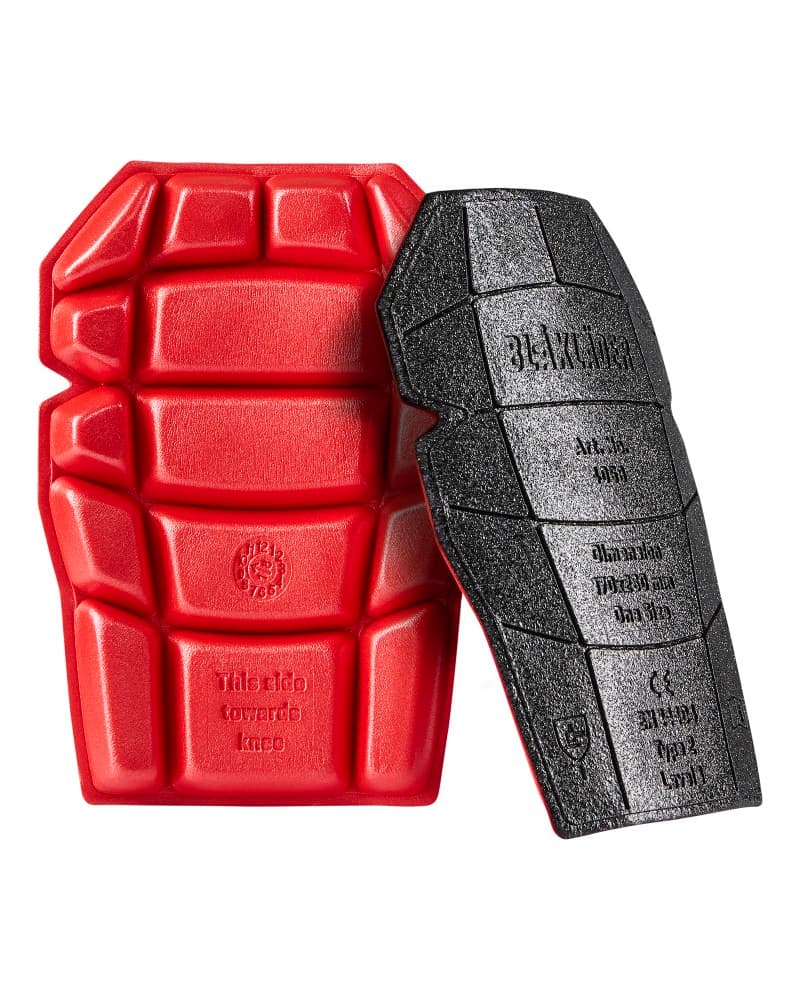 Blåkläder Kniestukken Prof - Zwart/Rood (9956)