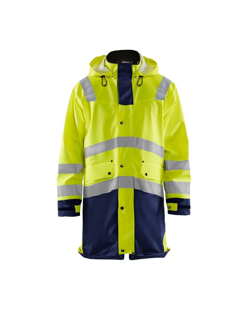 Blåkläder Regenjas High Vis LEVEL 3 - High Vis Geel/Marineblauw (3389)