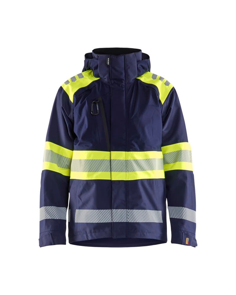 Blåkläder Shell jack High Vis - Marine/High Vis Geel (8933)