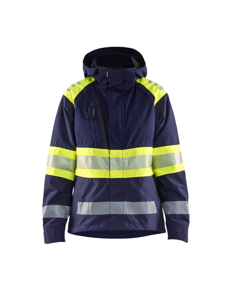 Blåkläder Dames Shell jack High Vis - Marine/High Vis Geel (8933)