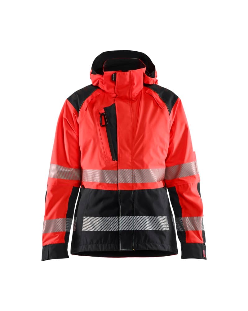 Blåkläder Dames Shell jack High Vis - High Vis Rood/Zwart (5599)