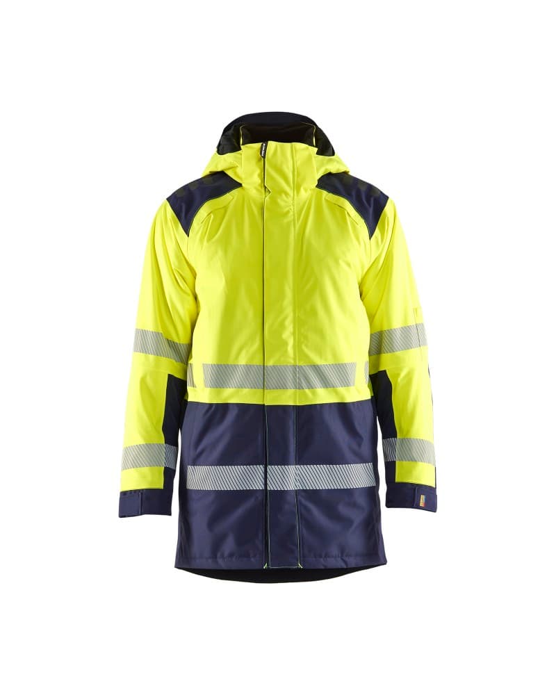 Blåkläder Winterparka High Vis - High Vis Geel/Marineblauw (3389)