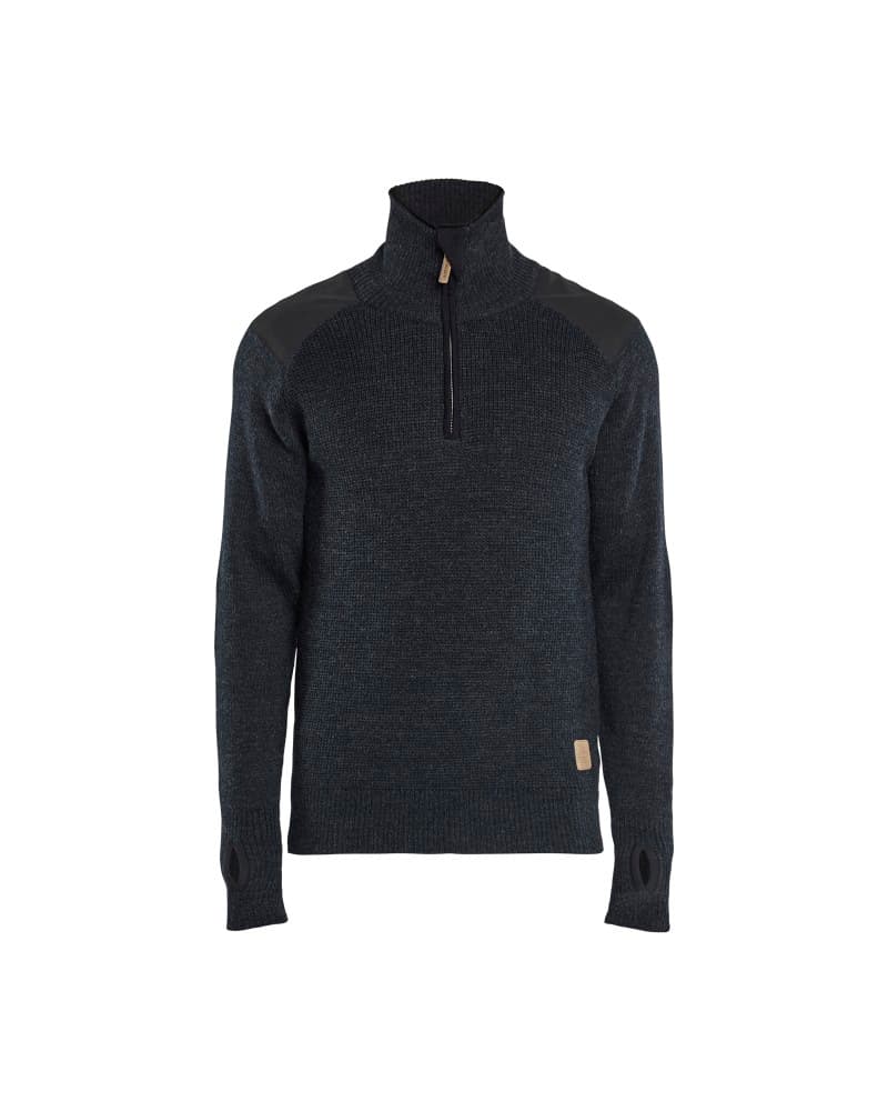 Blåkläder Wollen sweater - Donkergrijs/Zwart (9899)