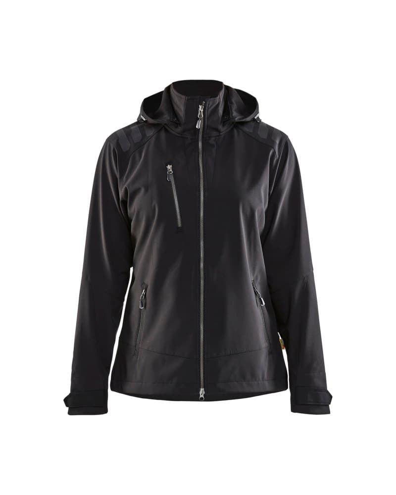 Blåkläder Dames softshell jack - Zwart (9900)