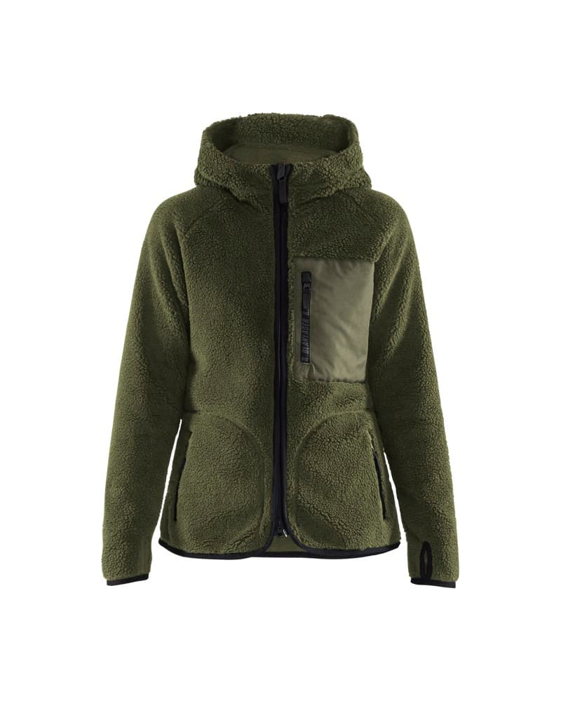 Blåkläder Dames pilé vest - Herfstgroen (4109)