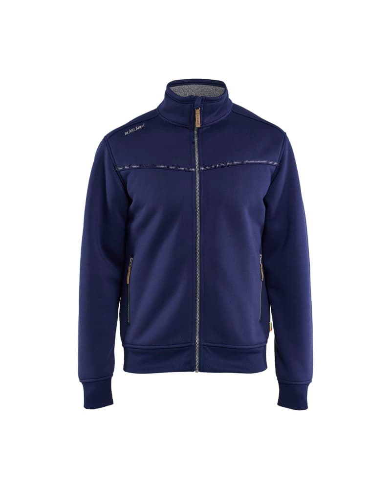 Blåkläder Sweatshirt met rits Sherpa-gevoerd - Marineblauw (8900)