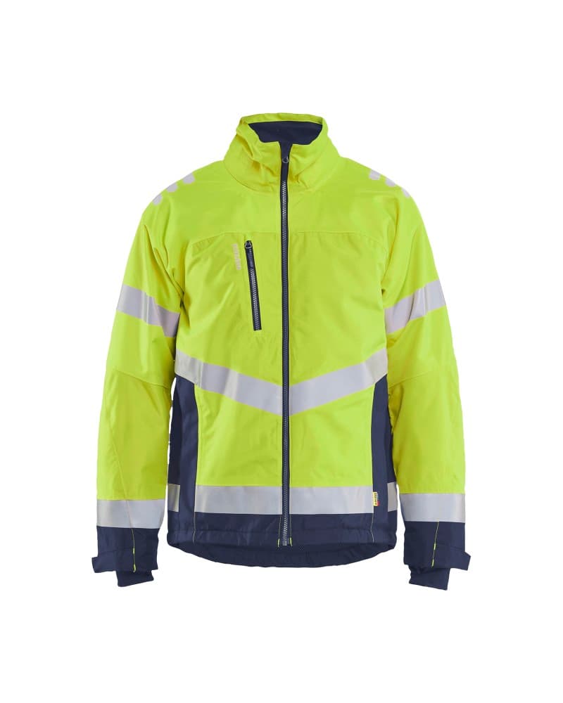 Blåkläder Winterjas High Vis - High Vis Geel/Marineblauw (3389)