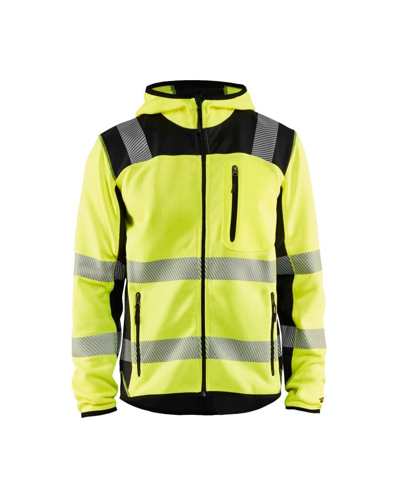 Blåkläder Gebreid vest met capuchon High Vis - High Vis Geel/Zwart (3399)