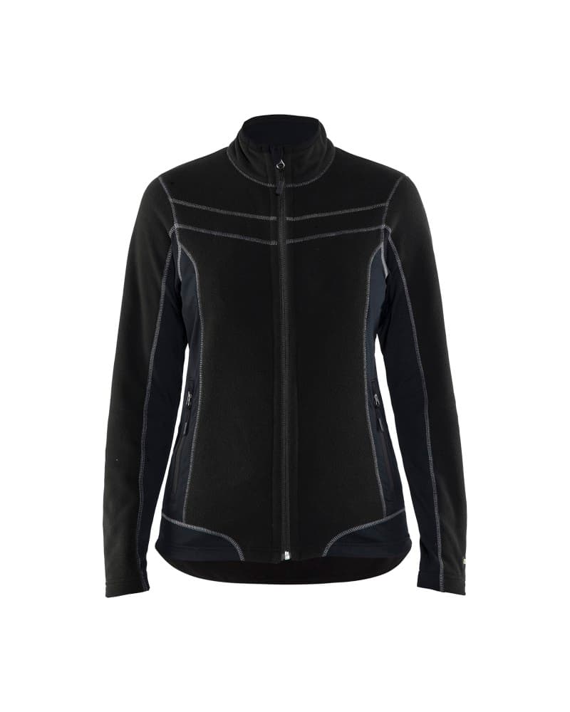 Blåkläder Dames Microfleecevest - Zwart (9900)