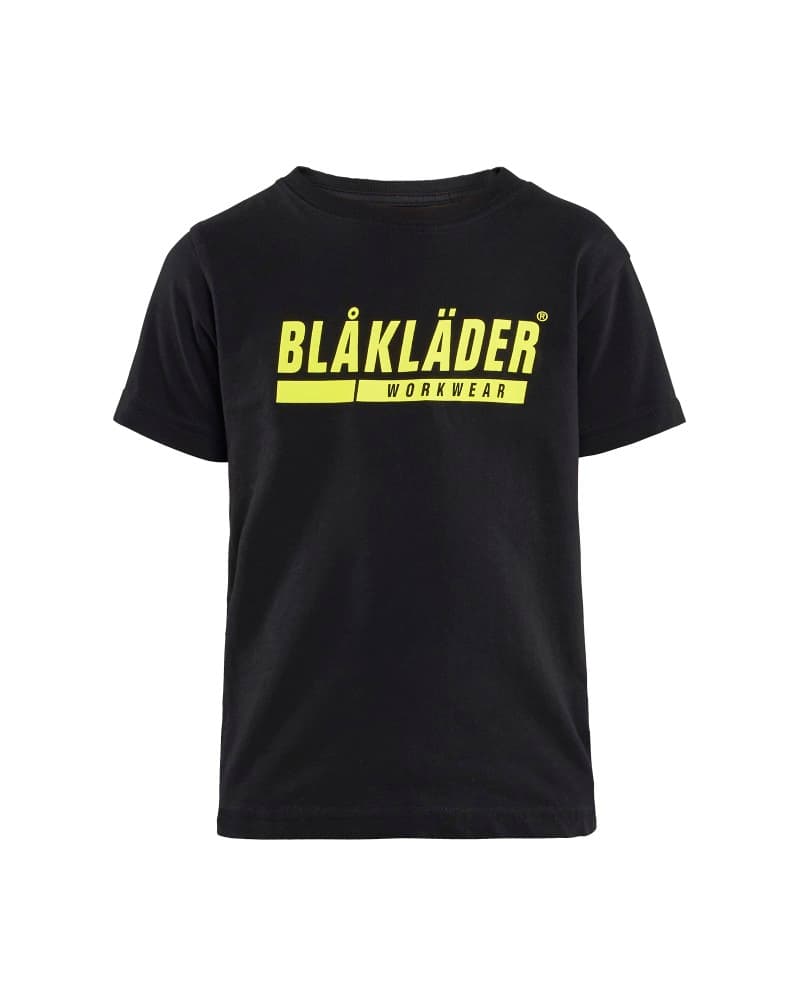 Blåkläder Kids T-shirt - Zwart/High Vis Geel (9933)