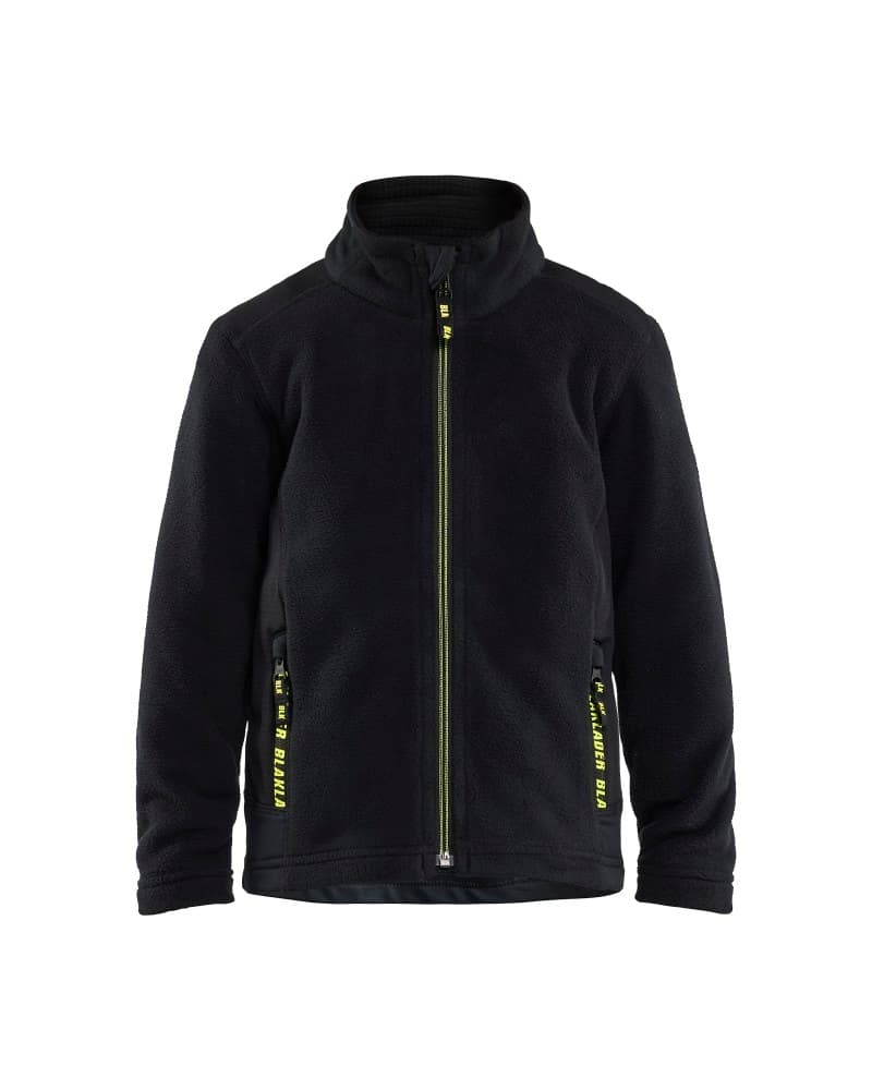 Blåkläder Kids Microfleece - Zwart/High Vis Geel (9933)