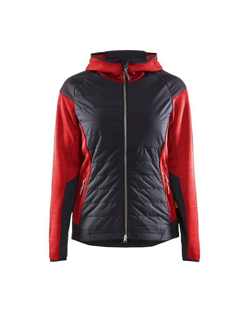 Blåkläder Dames hybride jack - Rood/Zwart (5699)