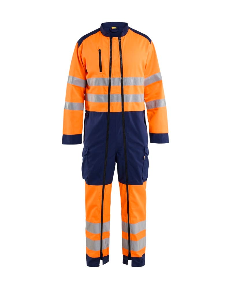 Blåkläder High Vis overall - High Vis Oranje/Marineblauw (5389)