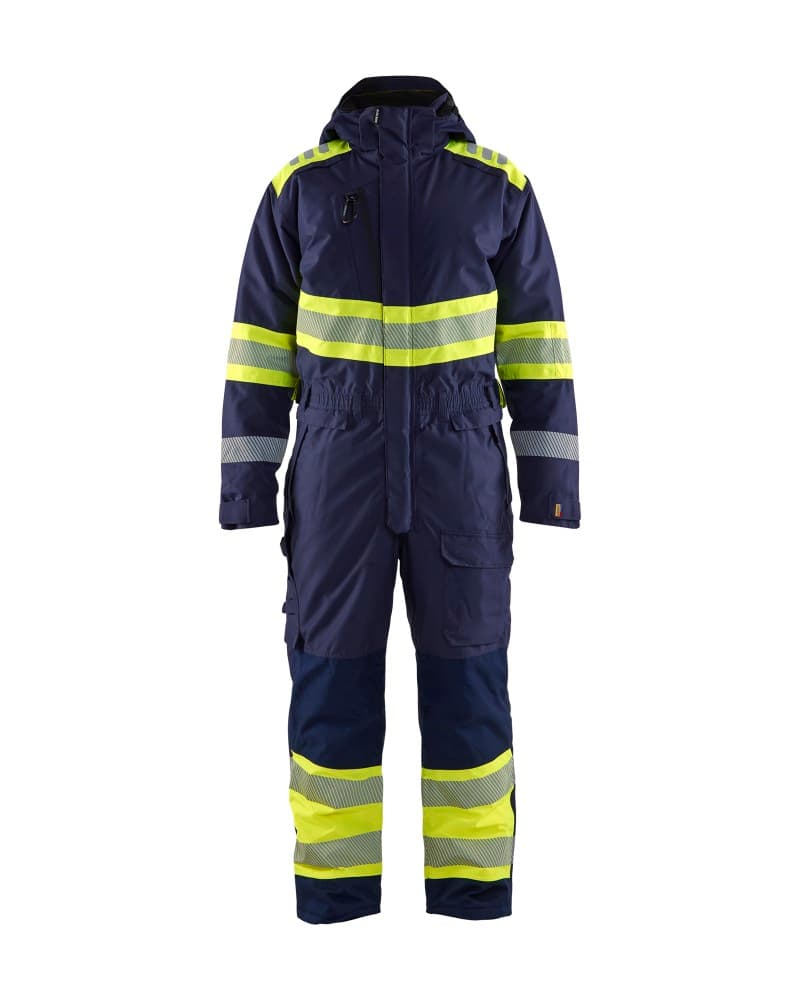 Blåkläder Winteroverall High Vis - Marine/High Vis Geel (8933)
