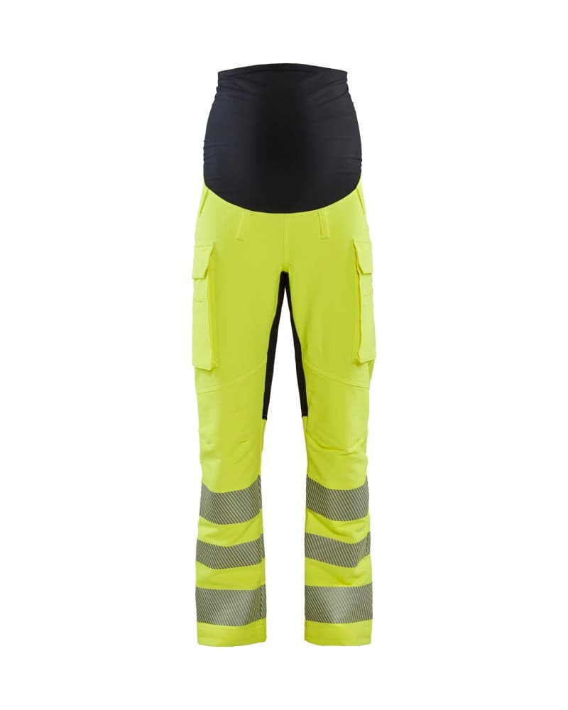 Blåkläder High Vis Zwangerschapsbroek 4-weg stretch - High Vis Geel/Zwart (3399)