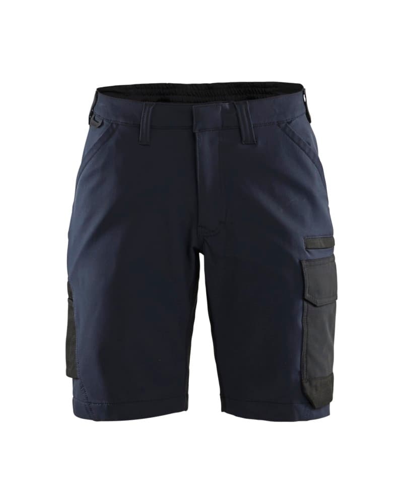 Blåkläder Dames service short 4-weg stretch - Donker marineblauw/Zwart (8699)