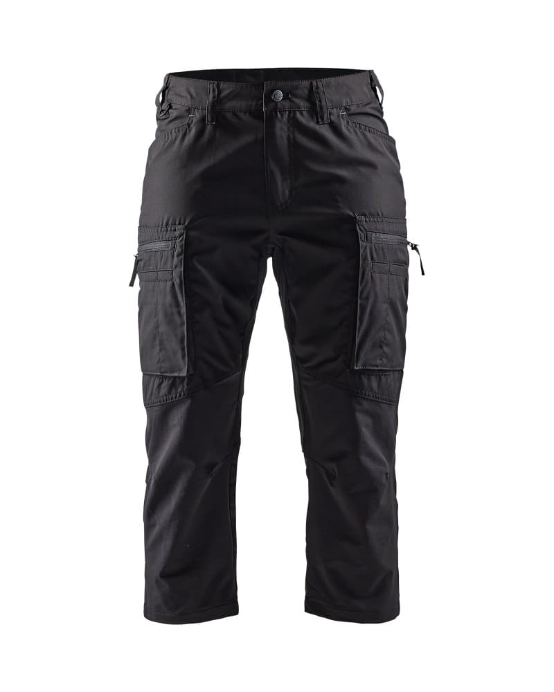 Blåkläder Dames service piraatbroek stretch - Zwart (9900)