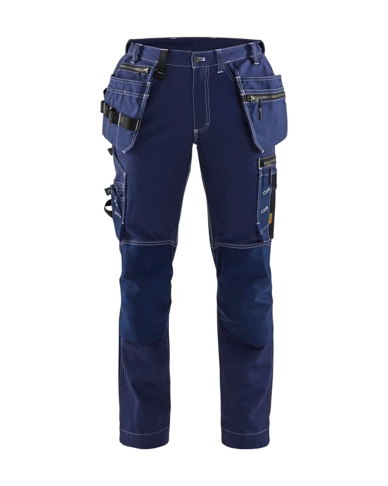 Blåkläder Dames werkbroek met stretch en gereedschapszakken katoen - Marineblauw (8800)
