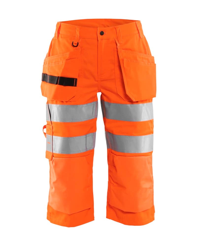 Blåkläder Dames High Vis piraatbroek met gereedschapszakken - High Vis Oranje (5300)