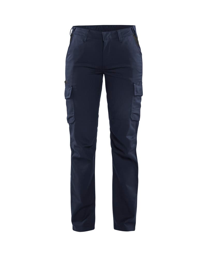 Blåkläder Dames industrie werkbroek stretch - Donker marineblauw/Zwart (8699)