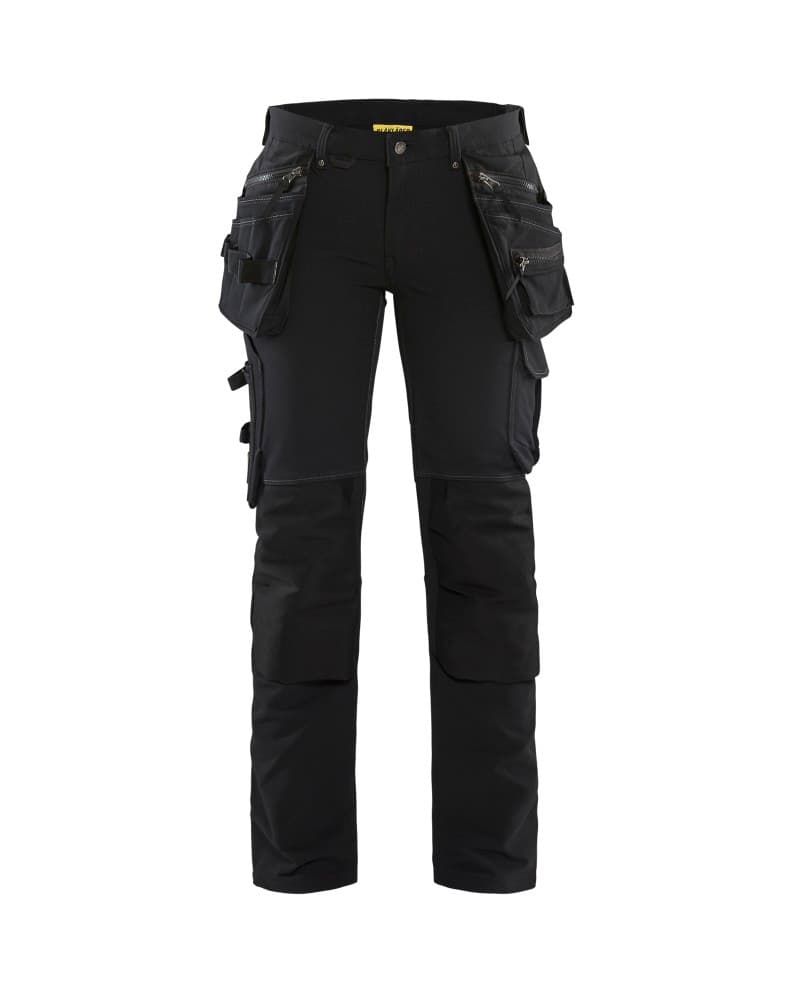 Blåkläder Dames werkbroek 4-weg stretch X1900 - Zwart (9900)