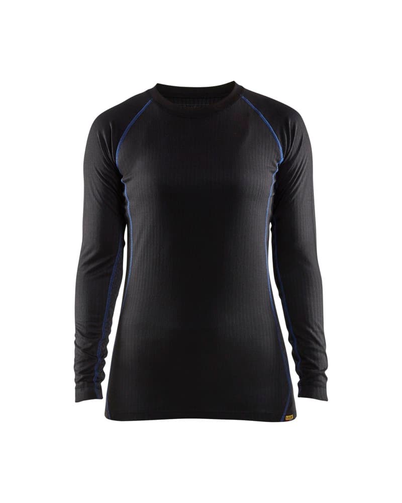 Blåkläder Dames technische onderkledingset LIGHT - Zwart/Korenblauw (9985)