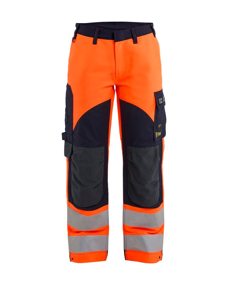 Blåkläder APC 2 Dames Multinorm werkbroek inherent - High Vis Oranje/Marineblauw (5389)