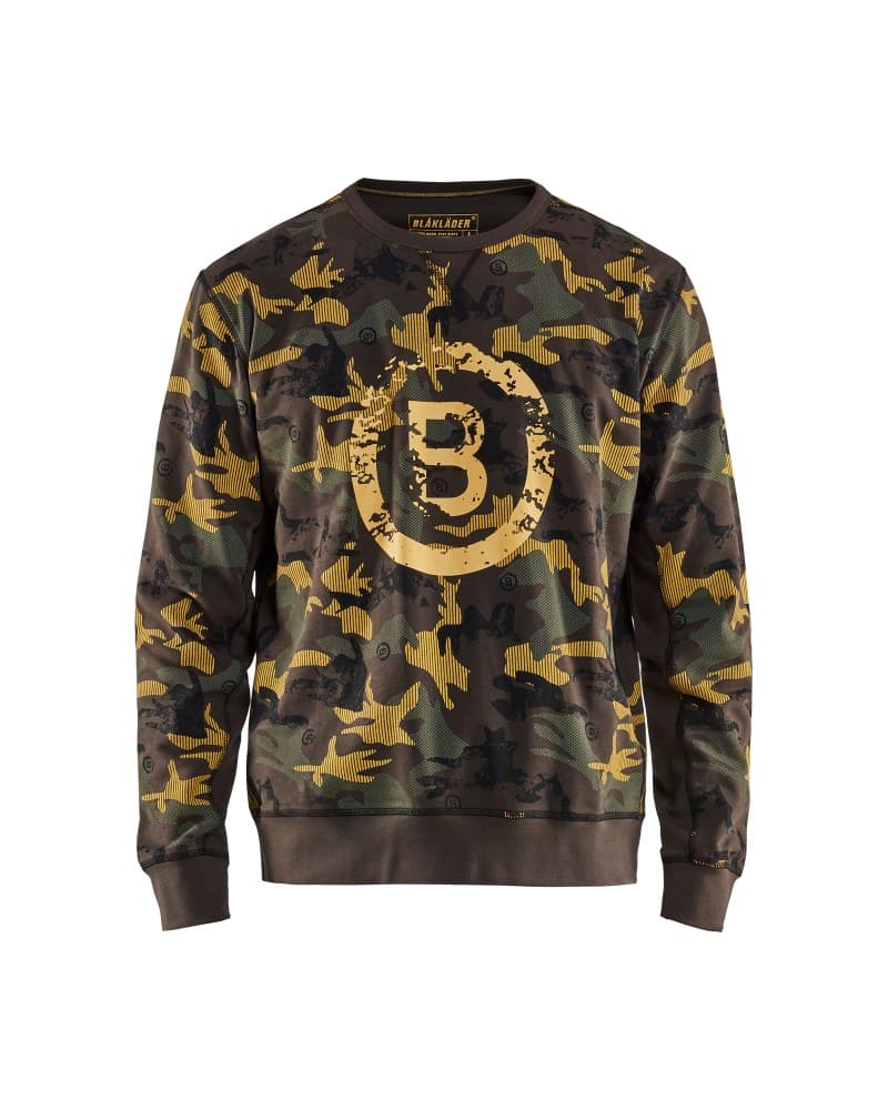 Blåkläder Limited sweatshirt - Groen/Zwart (4599)