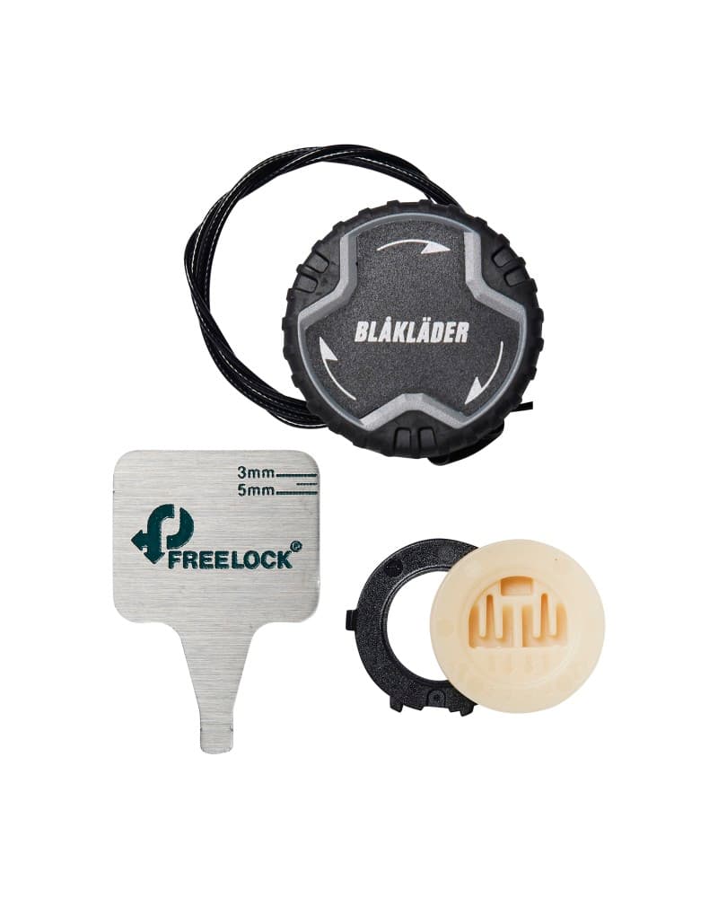 Blåkläder Reparatieset Freelock Lage Veiligheidsschoenen - Zwart/Medium grijs (9996)