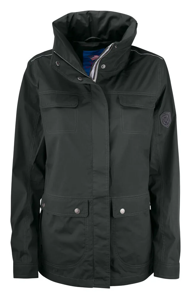 Cutter & Buck Cutter & Buck - Clearwater Rain Jacket Dames - Charcoal