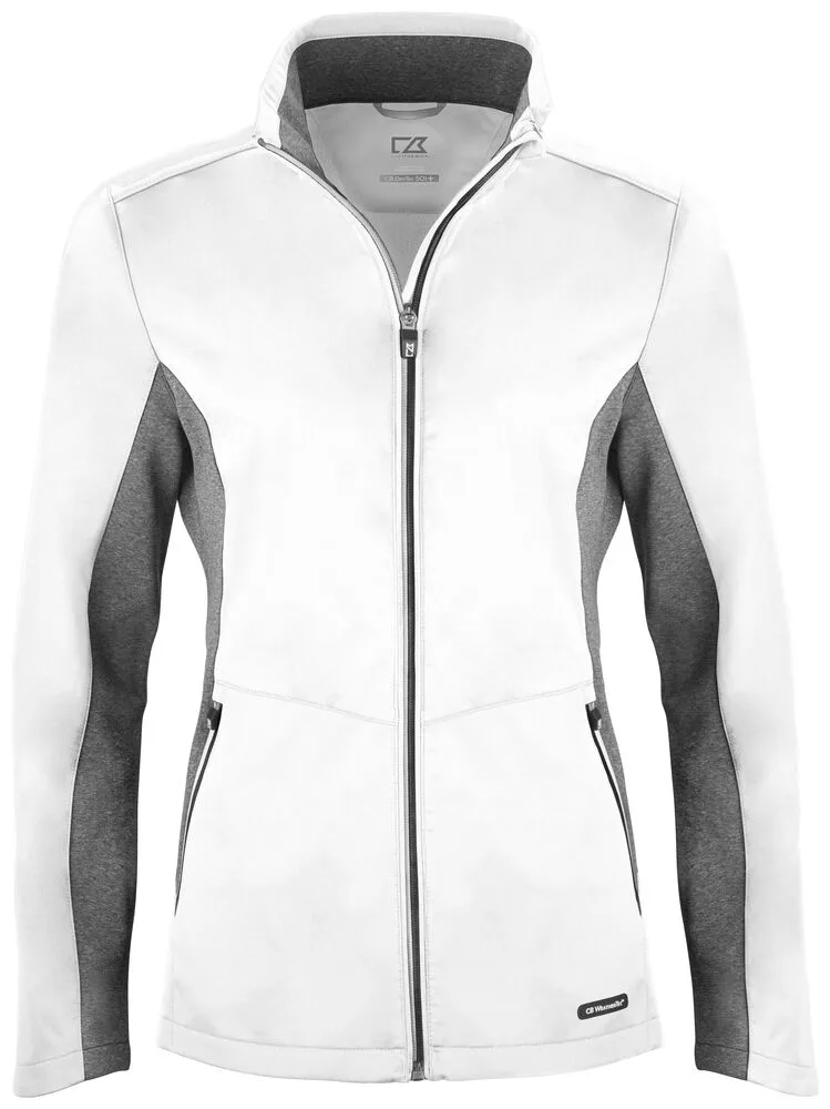 Cutter & Buck Cutter & Buck - Navigate Softshell Jacket Dames - Wit