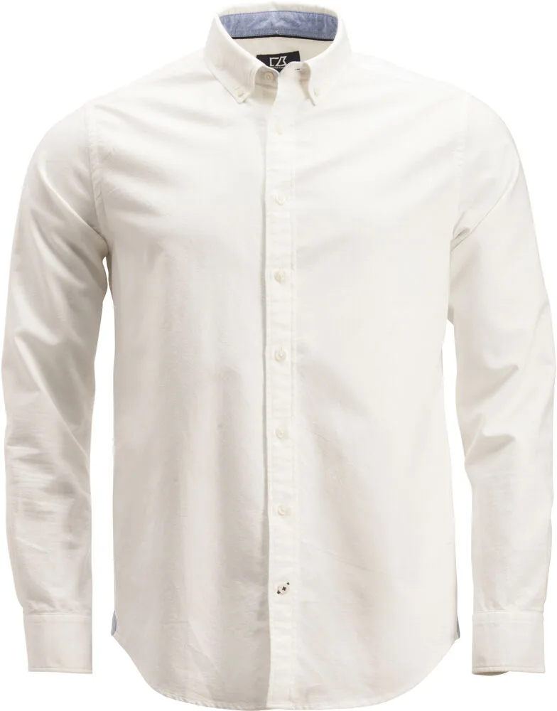 Cutter & Buck Cutter & Buck - Belfair Oxford Shirt Heren - Wit