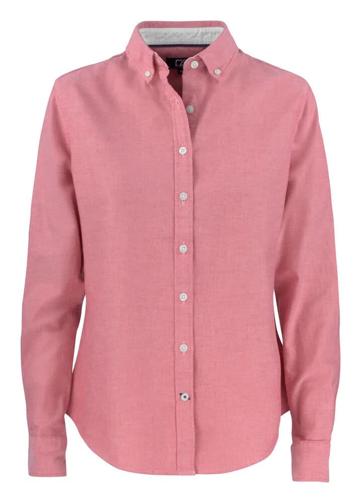 Cutter & Buck Cutter & Buck - Belfair Oxford Shirt Dames - Rood