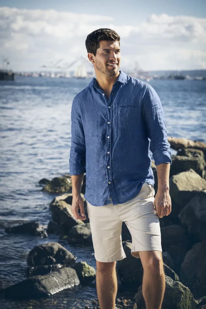 Cutter & Buck Cutter & Buck - Summerland Linen Heren