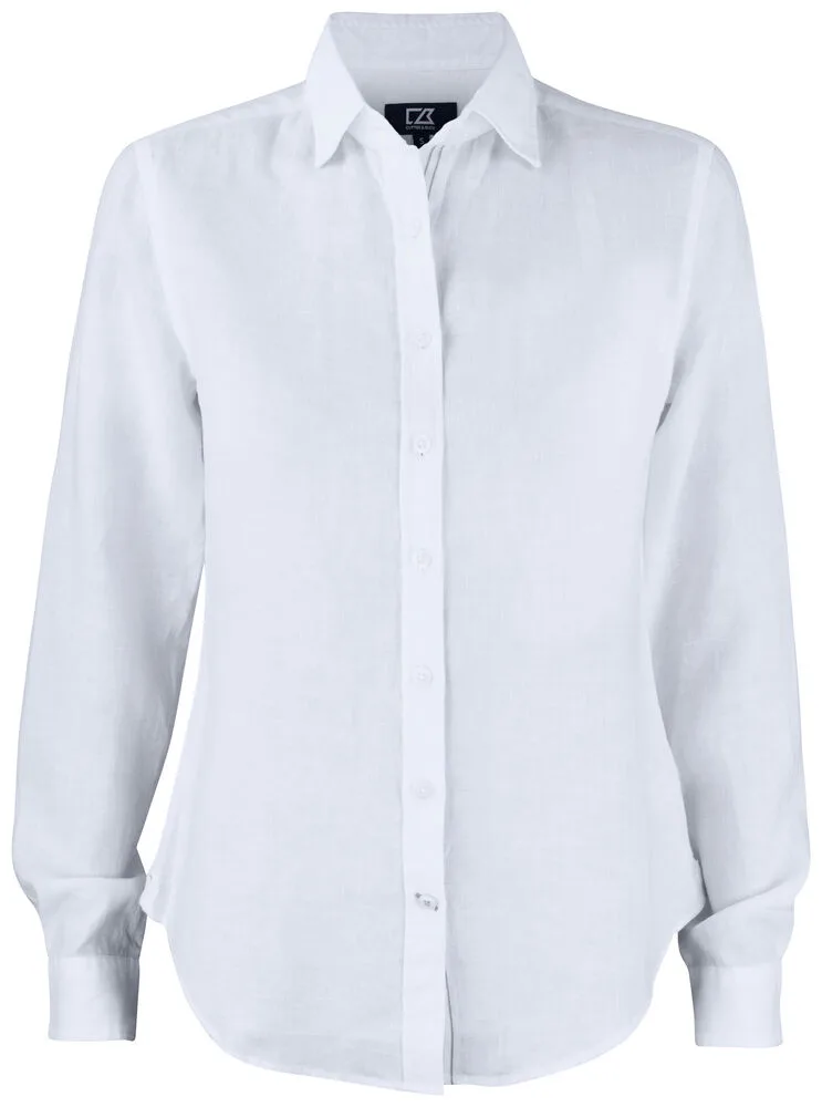 Cutter & Buck Cutter & Buck - Summerland Linen Shirt Dames - Wit