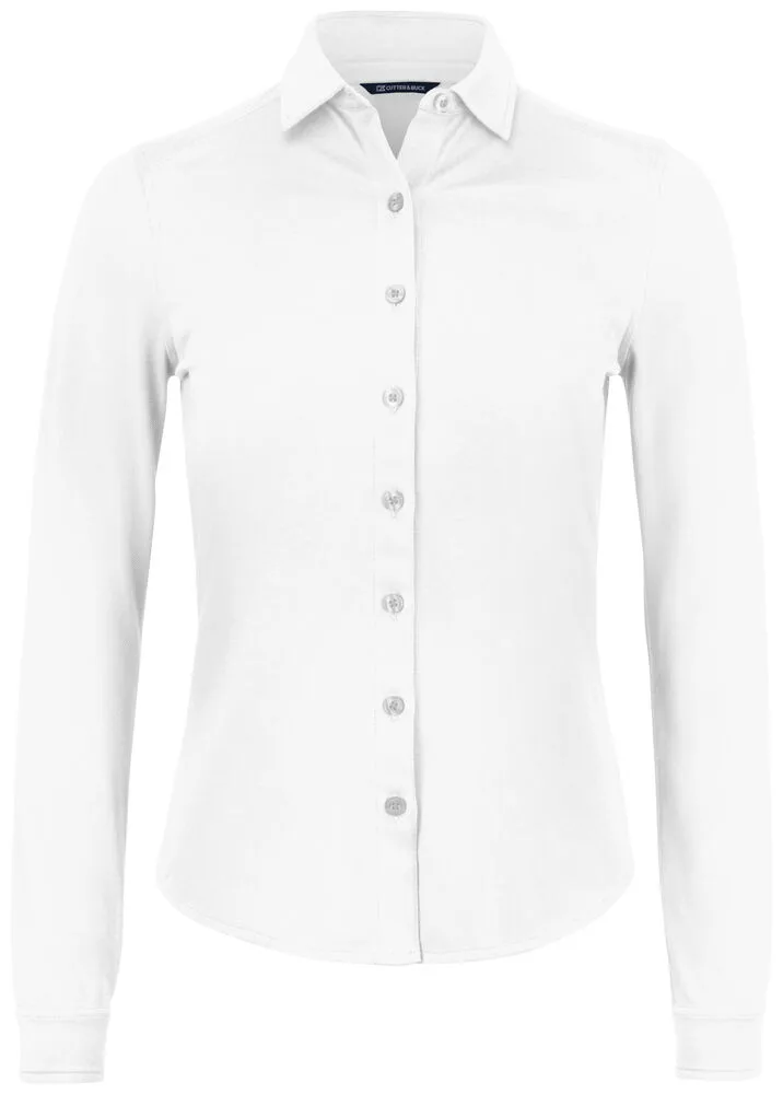 Cutter & Buck Cutter & Buck - Advantage Shirt Dames - Wit