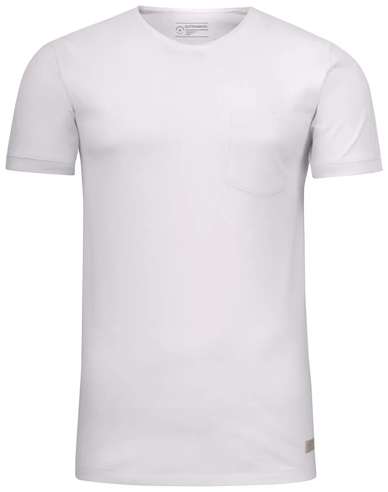 Cutter & Buck Cutter & Buck - Pacific City Tee Heren - Wit