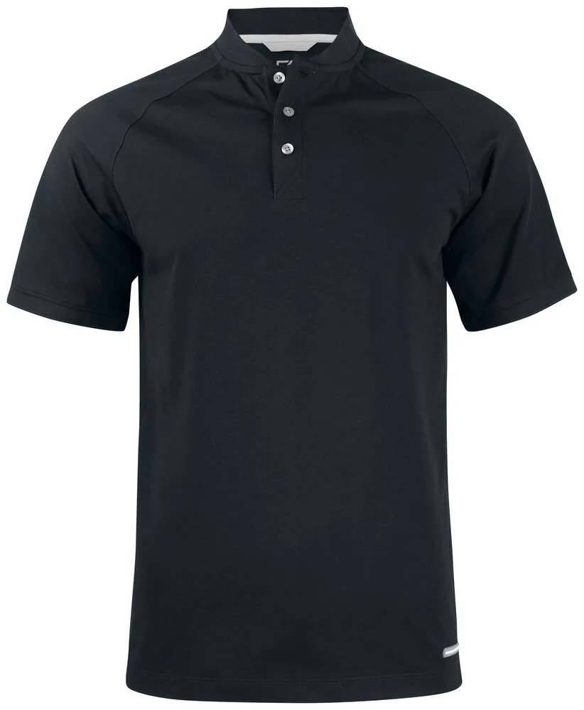 Cutter & Buck Cutter & Buck - Advantage Stand-Up Collar Polo - Zwart
