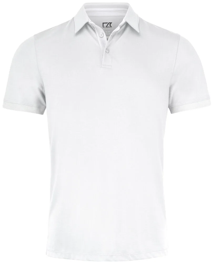 Cutter & Buck Cutter & Buck - Oceanside Stretch Polo Heren - Wit